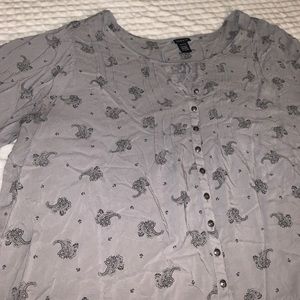 Torrid long sleeve blouse size 3